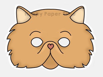 Cat Mask Printable Template